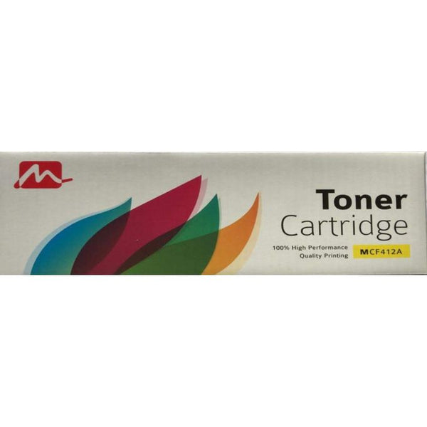 Mercury MCF412A/MCRG046 Yellow Toner, Universal HP 410A/Canon 046 Compatible, ~2,300 Pages
