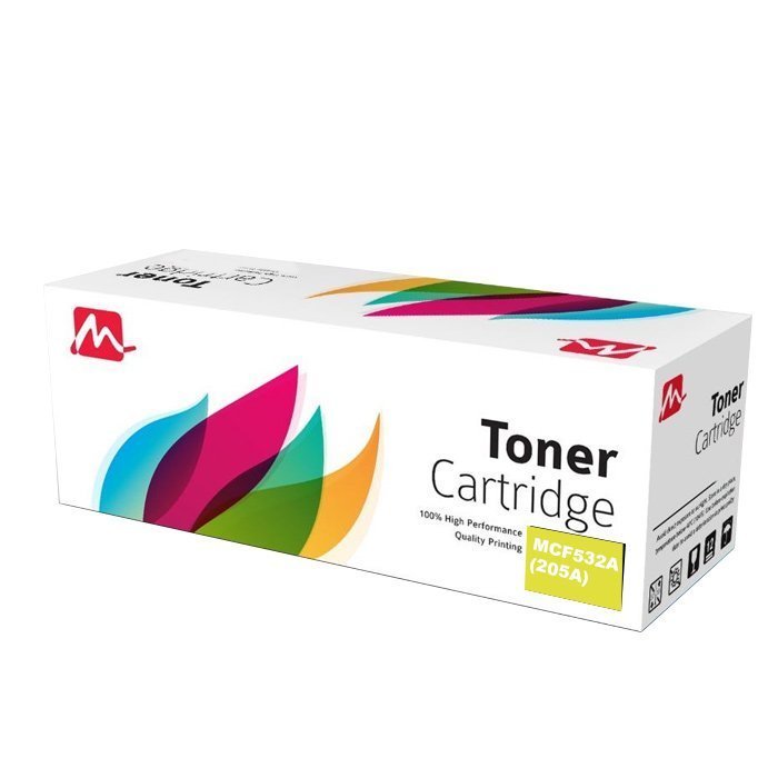 Mercury MCF532A Yellow Toner, Compatible HP 205A (CF532A), ~850-900 Pages