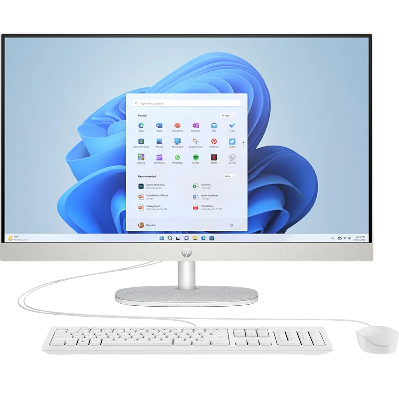 HP 27-cr0004l AIO, Core i7-1355U, 16GB, 512GB SSD, 27" FHD IPS, FreeDOS, White