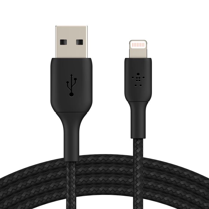 Belkin BOOST↑CHARGE CAA002bt1MBK, Lightning to USB-A, 1m, Black, MFi Certified