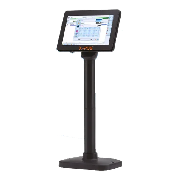 X-POS EC-700 EC-700 N-P-VGA 7" TFT-LCD Secondary Display – High Brightness Digital Panel, VGA Input, USB 5V Power