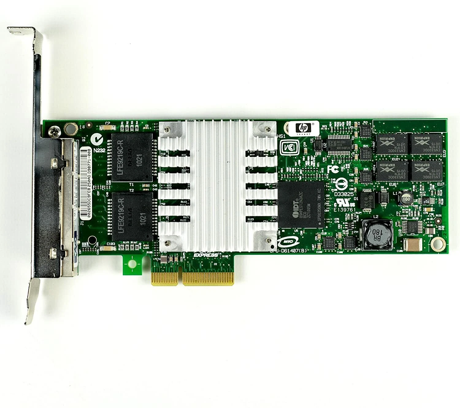 HPE NC364T PCI-E Quad Port Gigabit Server Adapter