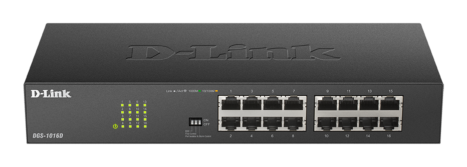 Gigabit Rackmount Switch DGS-1016D