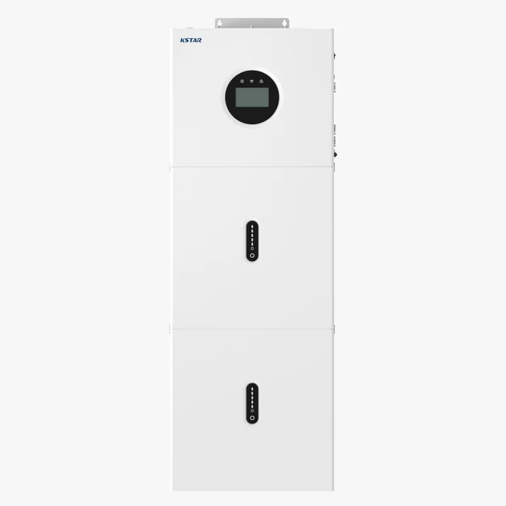 KSTAR HH-6KS 6kW Premium all-in-one hybrid PV inverter system. Integrated system with in-built MPPT charger.