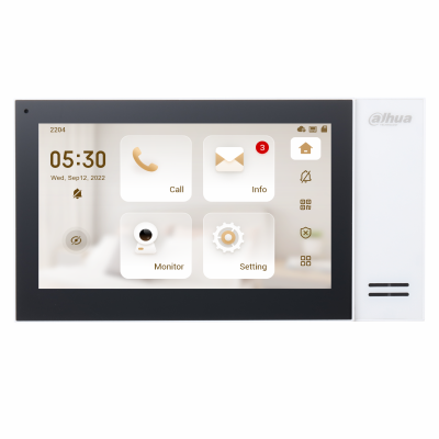 Dahua DHI-VTH2421FB-P 4.3" IP Indoor Monitor – Wi-Fi, Standard PoE, IPC Surveillance, Alarm I/O, Door Unlock