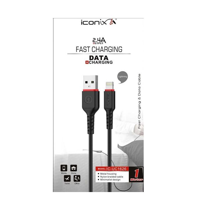Cable Iconix Ic-Uc 1625 Data Charging 2.4Mah Iphone.
