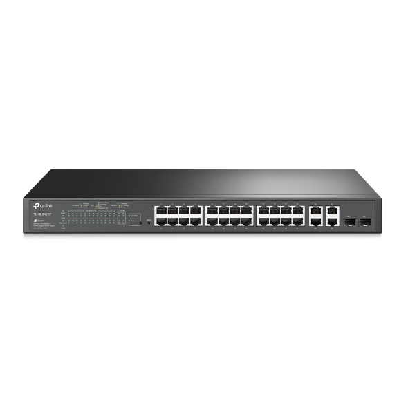 Smart Switch with 4-Port Gigabit Uplink Non Giga - TL-SL2428P