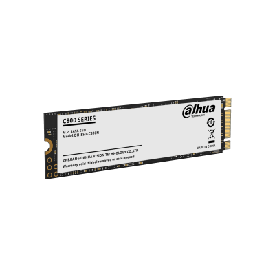 Dahua C800N Series 1TB M.2 2280 SATA III SSD (DHI-SSD-C800N1TB) – B&M Key (Double Notch), 6 Gb/s Interface, High-Speed 3D NAND Flash, Up to 550 MB/s Read & 500 MB/s Write, Low Power Internal Solid State Drive