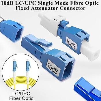 Fixed Singlemode Fiber Optic Attenuator 10dB