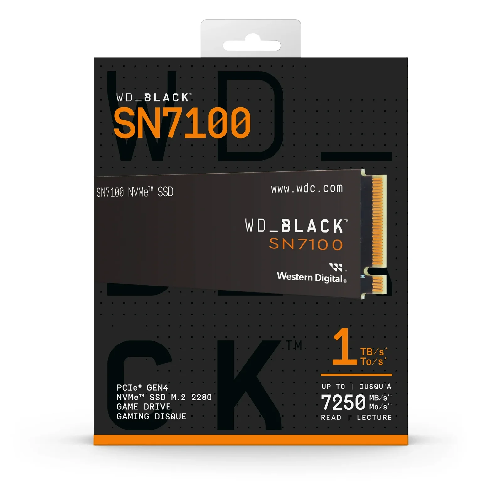 WD BLACK SN7100, 1TB NVMe SSD,SN7100-1TB - WDS100T4X0E
