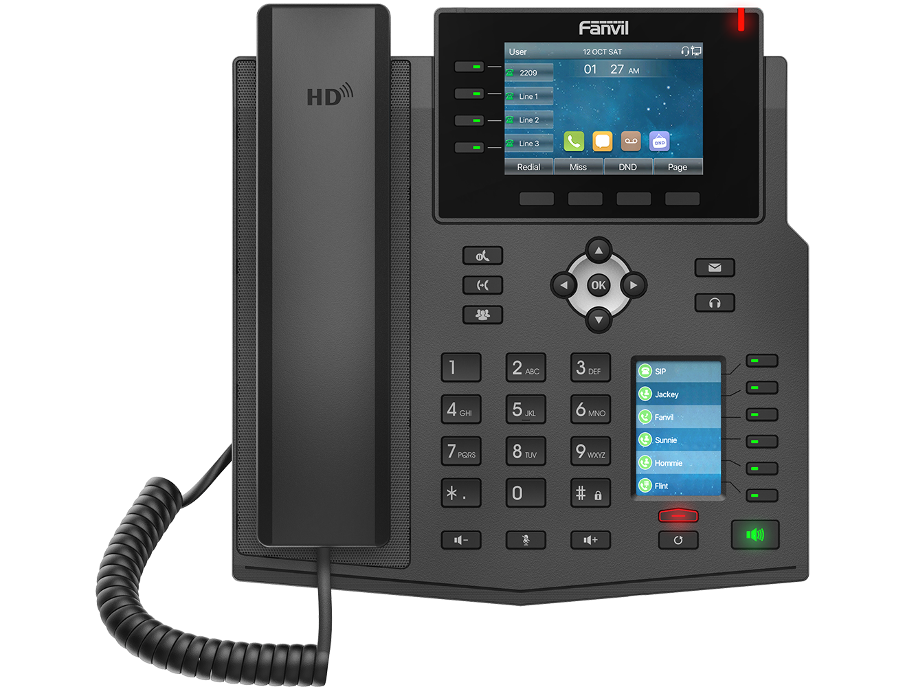 Fanvil Executive Dual-Screen Gigabit IP Phone X5U-R  