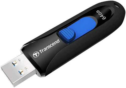 64GB, USB3.0, Pen Drive, Capless, Black TS64GJF790K