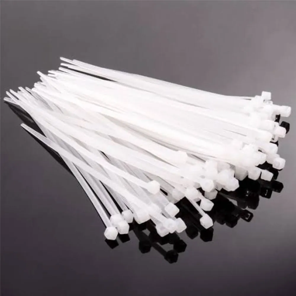 6 Inch 6mm White PVC Cable Tie - 1Plc16Rt50-UPS