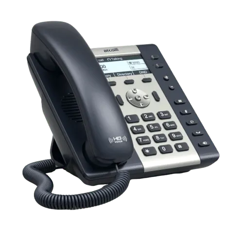 Atcom A20W HD IP phone with WiFi plug-n-play with ring-u PBX