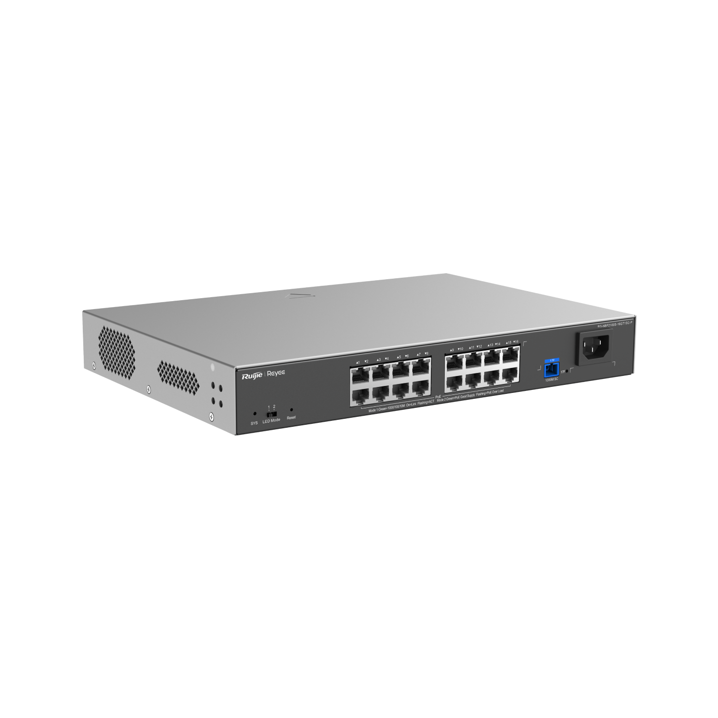 RG-NBF2100S-16GT1SC-P, 1G Layer 2 Cloud Managed PoE+ Switch