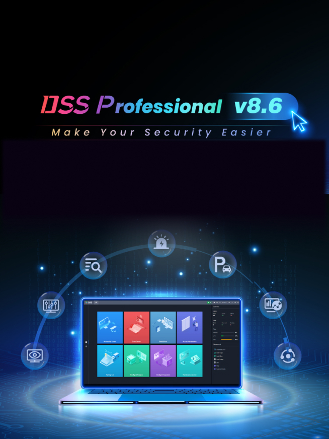 Dahua DSS Professional V8 AcuPick Algorithm License, Feature-Based Target Search, Perpetual