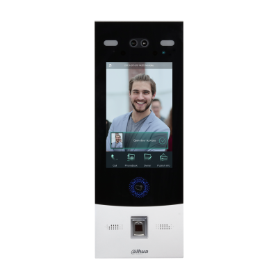 Dahua DHI-VTO7541G (S3), 8″ Touch IP Door Station, Dual 2MP, Face/Fingerprint/Card, 100,000 Users, IP65, PoE