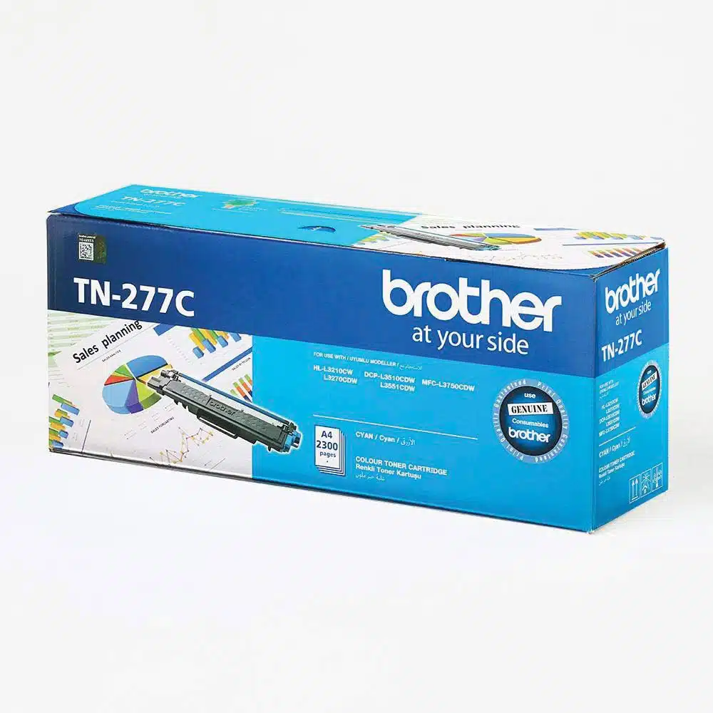 Brother TN-277 Cyan High Capacity Toner Cartridge