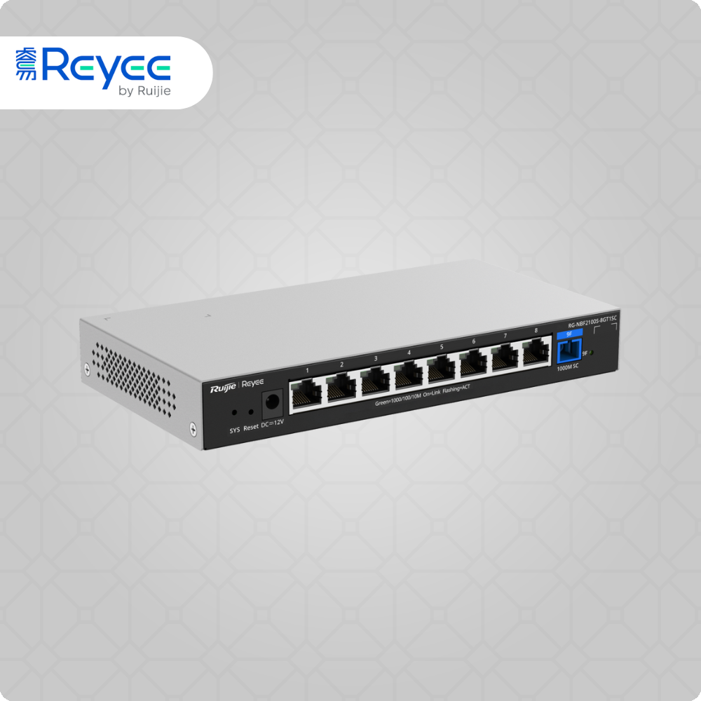 RG-NBF2100S-8GT1SC 1G Layer 2 Cloud Managed Non-PoE Switch