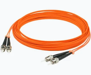 Duplex Patch Cord, 5/UPC–FC/UPC OM2, 5m, 50/125µm, LSZH Orange Jacket, ≤0.2dB IL