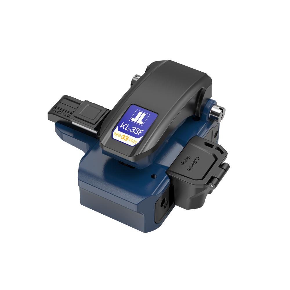 Jilong KL-33F Fiber Optic Cleaver, One-Step Full-Metal, ≤0.5°, 72,000 Cleaves, Multi-Fiber Support