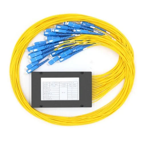 1×32 PLC Fiber Optic Splitter (PVC Case, with Connectors)