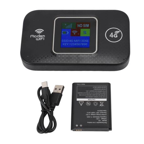 ZLT-M9S-WIFI Portable 4G LTE Router, Cat4, 2.4GHz Wi-Fi, 3000mAh, Color LCD, USB-C
