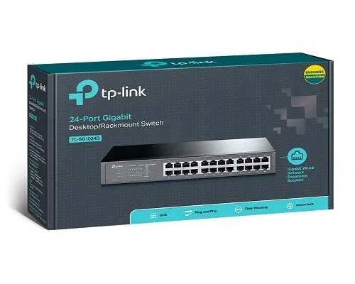 Tp-Link 24-Port Gigabit Rackmount Switch TL-SG1024D 