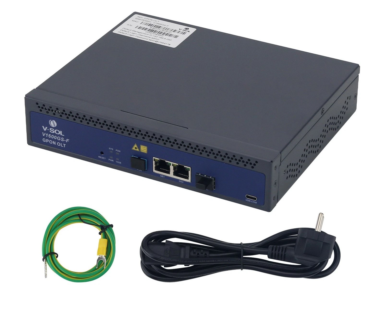 GPON EPON XGSPON OLT for FTTH | V1600Gs-F