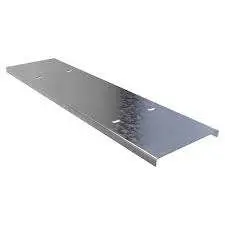 Cable Tray Cover, 150mm (6"), 2–3m Length, Steel (Galvanized) or PVC (Grey), 0.6–1.2mm Thickness, Snap-On Fastening