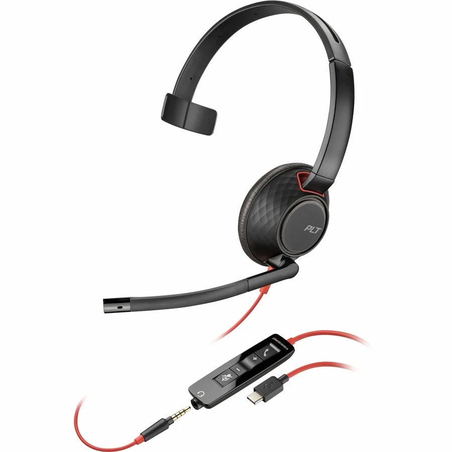 Poly Blackwire 5210 Monaural USB-C Headset | 8X230A6