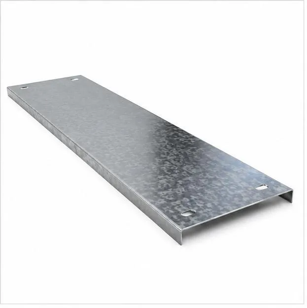  Cable Tray Cover,200mm (8"),  2–3m Length, Steel (Galvanized) or PVC (Grey), 0.6–2mm Thickness, Snap-On/Turnbuckle Fastening