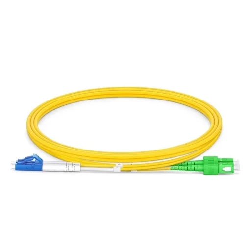 SC APC to LC UPC Duplex OS2 3M Fiber Patch Cord