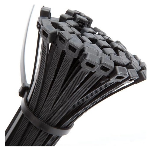 Nylon 6/6 Cable Ties,  432mm × 4.8mm, ~22kg Tensile, 125mm Max Bundle, −40°C to +85°C, UL94 V-2