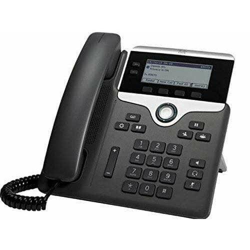 Cisco CP-7811-K9 IP Phone 7811, Single-Line VoIP, 3.28" Monochrome LCD, Speakerphone, 2× 10/100 Ethernet, PoE