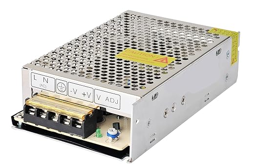 Switching Power Supply, HT-60W-5A, 12V DC 5A (60W),  90–264V AC Input, Adjustable Output, CE/FCC