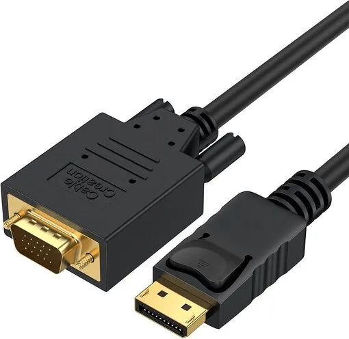 Display Port TO VGA 1.8mtr cable  