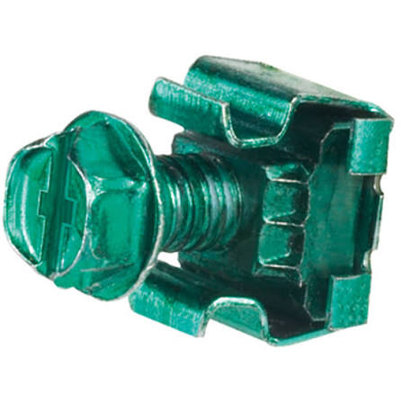 Green Bonding Cage Nut Kit #12-24 CNBK