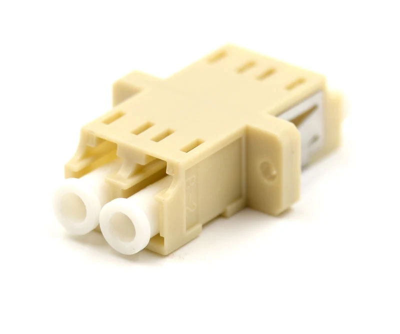 LC/UPC to LC/UPC Duplex OM1/OM2 Multimode SC Footprint Plastic Fiber Optic Adapter