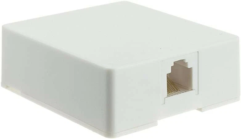 TELEPHONE LINE JACKS 1PORT (BOX)