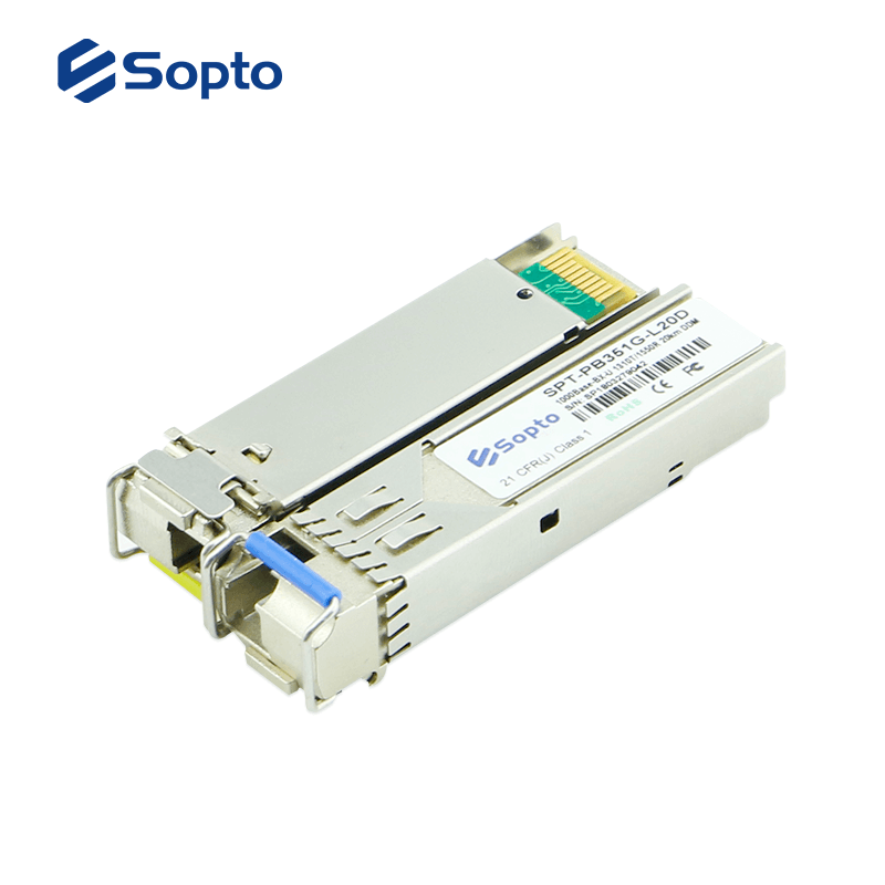  1.25G BiDi SFP Optical Transceiver Module (Single-Fiber Bidirectional) SPT-PB351G- L20D