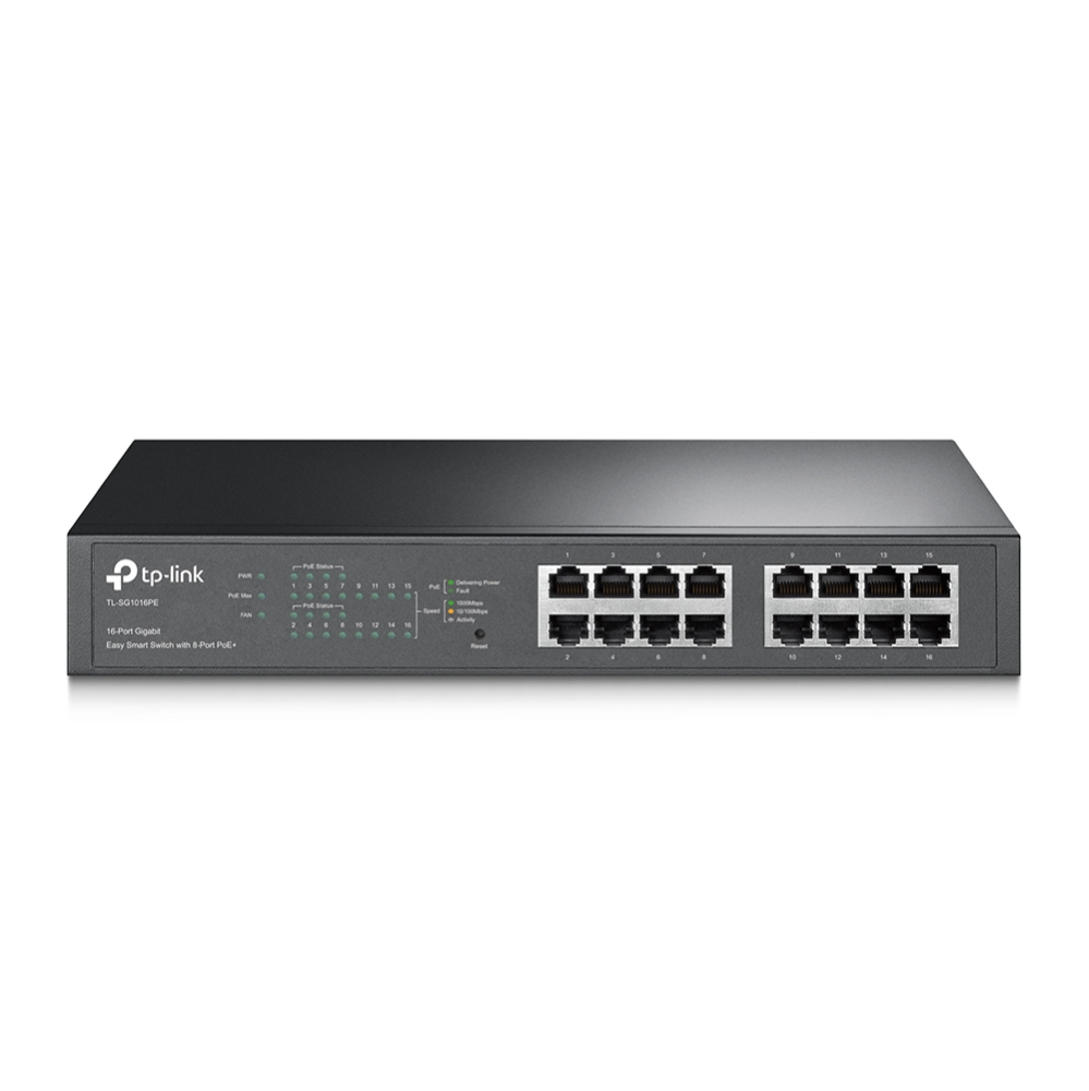 16-Port Gigabit Easy Smart PoE Switch TL-SG1016PE