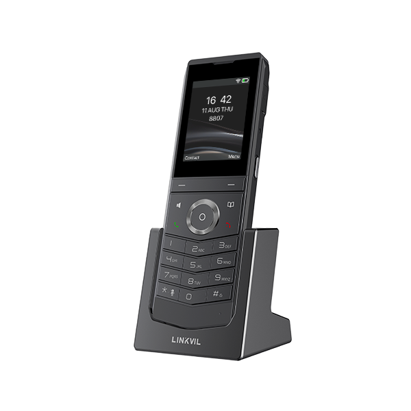 Fanvil Linkvil W611W Rugged Dual-Band Wi-Fi 6 Portable IP Phone (IP67 Waterproof/Dustproof, Bluetooth 5.0, 4 SIP Lines)