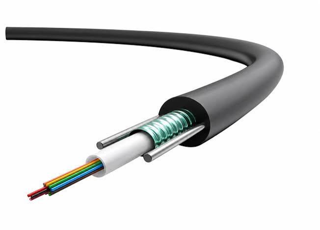 GYXTW 24B1.3-OS2, 24-Core Single-Mode, 9.0mm Black PE, Steel Tape Armored, 600/1500N Tensile
