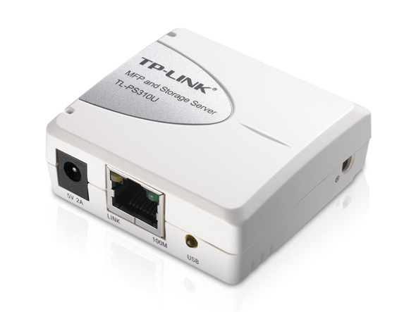Single USB 2.0 Port MFP and Storage Server (Print Server) TL-PS310