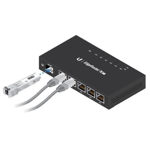 Ubiquiti EdgeRouter X SFP (ER-X-SFP), 5x Gigabit RJ45 + 1x SFP, 24V Passive PoE, Dual-Core 880MHz, EdgeOS