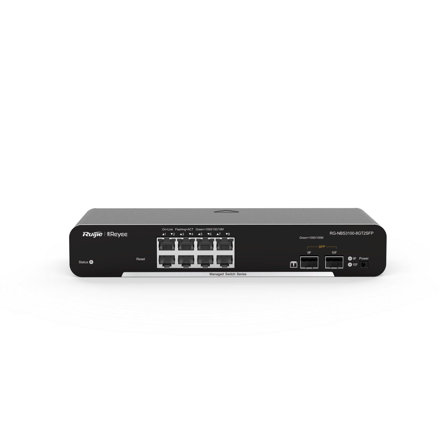 Ruijie Reyee RG-NBS3100-8GT2SFP-P 10-port Layer 2 cloud-managed PoE+ switch