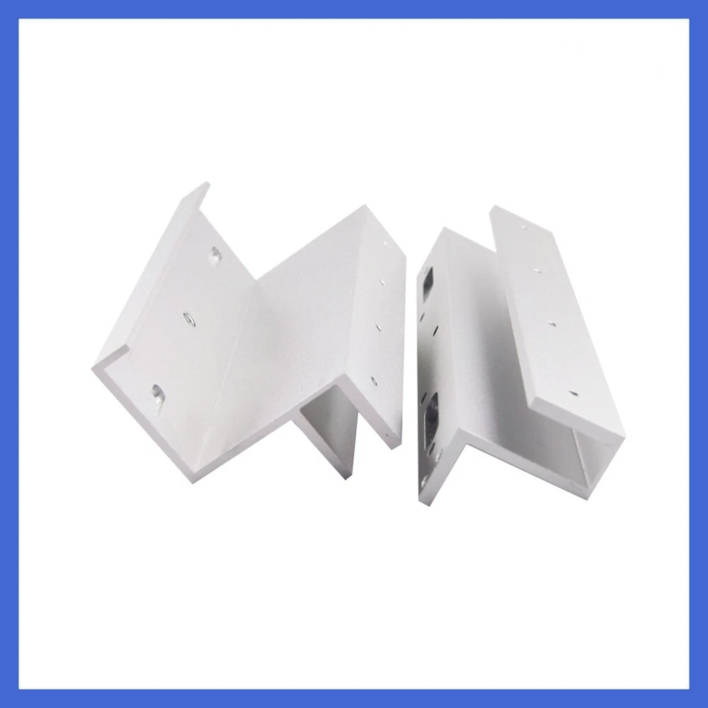 U-Bracket for 280KG Electromagnetic Lock Installed on Frameless Glass Door.