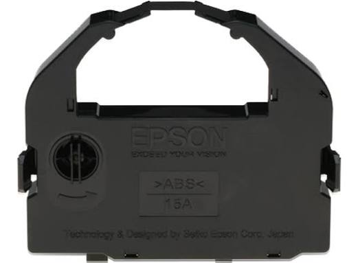 Epson S015262 (#7762) Black Fabric Ribbon Cartridge for LQ-680 / LQ-670 / LQ-2550 / LQ-2500 Series
