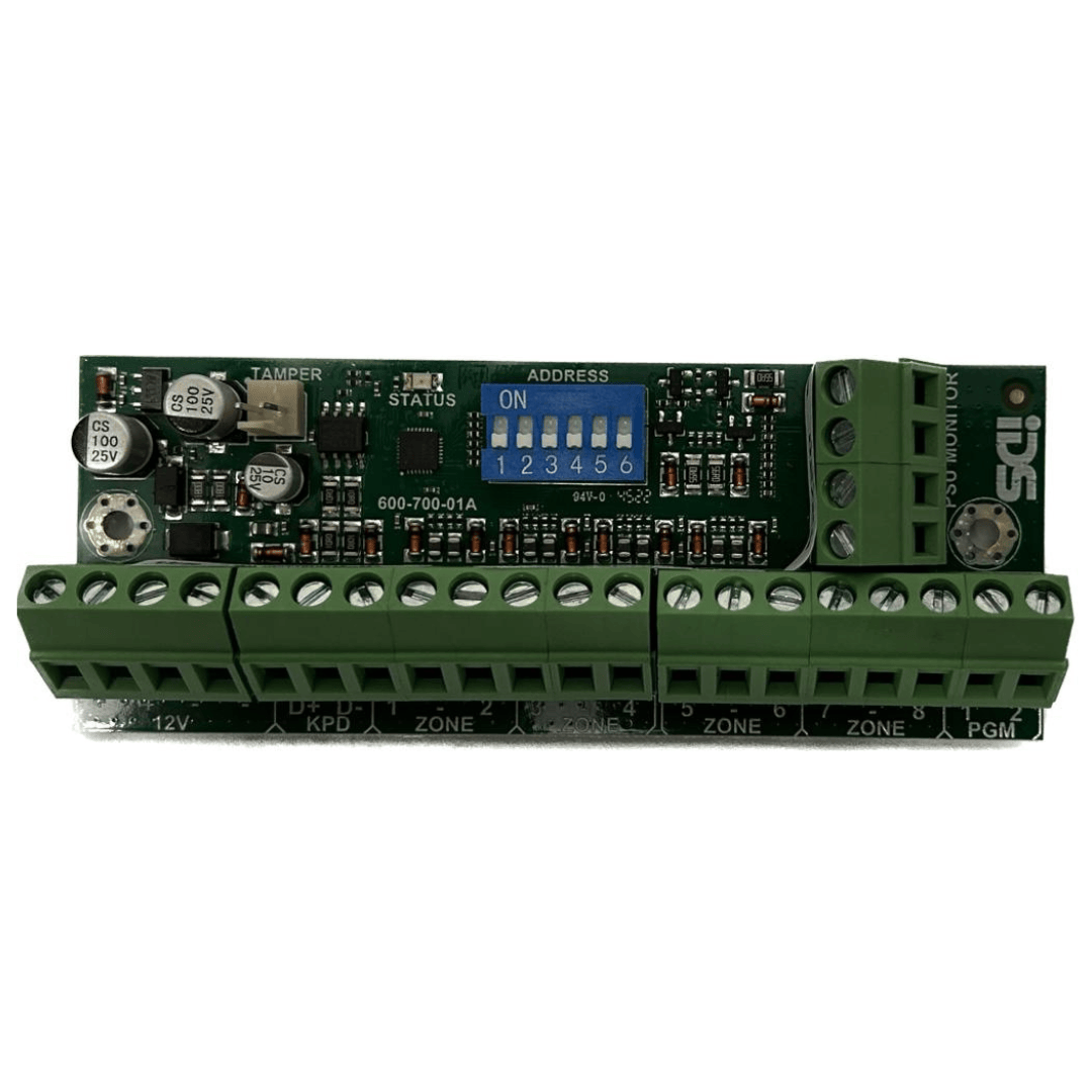 IDS 8-Zone Expander Module – Adds 8 Wired Zones to IDS X16/X64 & 806 Alarm Panels